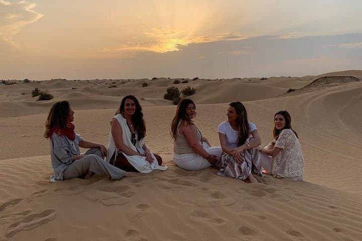 Morning Desert Adventure Dubai — Camel Ride, Dune Bashing & Sandboarding in Lahbab photo 3