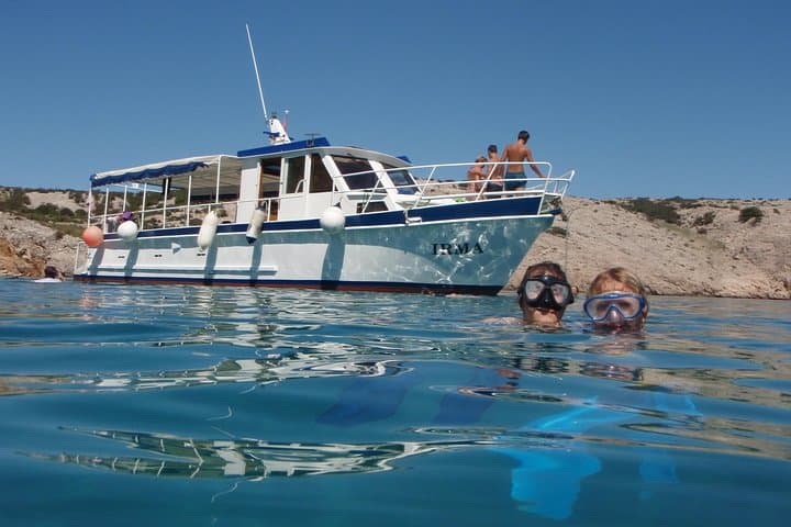 Private Boat Tour to Krk: Snorkel Hidden Bays from Crikvenica