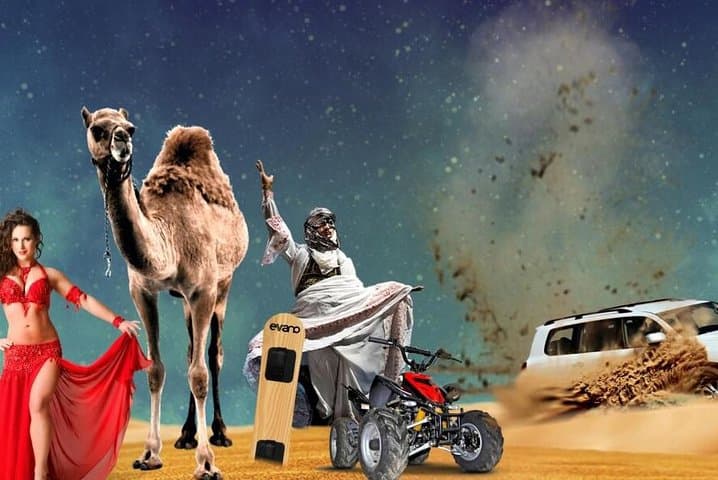 Red Desert Sunset Safari in Dubai with Private Camp Table & Live Entertainment photo 2