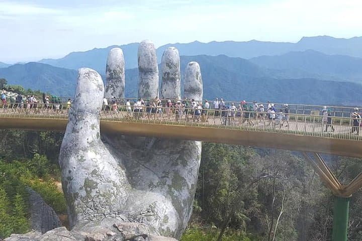 Golden Bridge & Hai Van Pass Day Tour — Ba Na Hills Cable Car, Golden Bridge & Lap An Lagoon photo 4