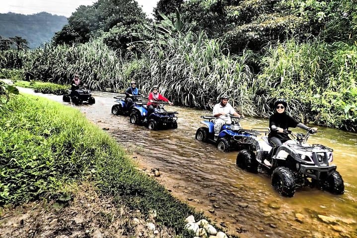 Kampung Kemensah ATV Adventure from Kuala Lumpur: Jungle Trails & Waterfall Ride