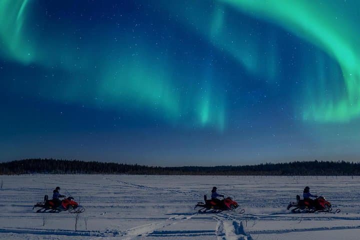 Night Snowmobile Safari in Rovaniemi: Northern Lights Adventure in Lapland photo 1