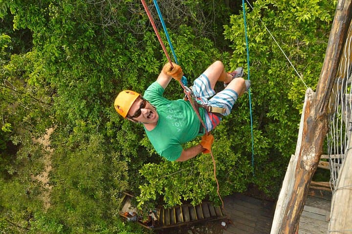 Tulum Xtreme: Zip Lines, Rappel & Cenote Snorkel — 4‑in‑1 Day Trip from Cancun photo 4