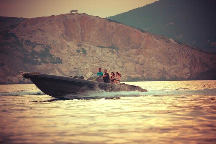 Athens Riviera Private Speed Boat Day Cruise — Saronic Gulf Swim & Sunset at Cape Sounion