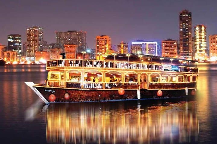 Abu Dhabi Dhow Dinner Cruise: Romantic Corniche Evening with Authentic Arabic Cuisine photo 6