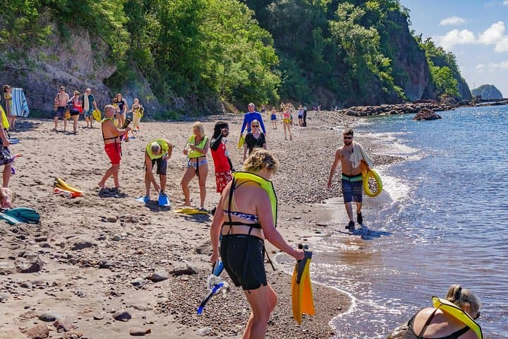 Trafalgar Falls to Champagne Reef: Dominica Waterfall & Snorkel Adventure