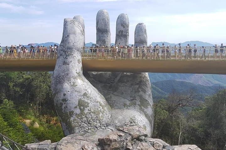 Golden Bridge & Hai Van Pass Day Tour — Ba Na Hills Cable Car, Golden Bridge & Lap An Lagoon photo 2