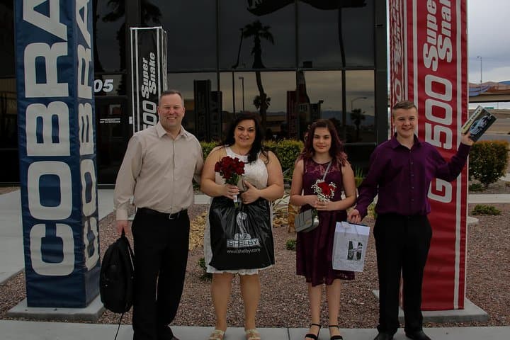 Shelby American Museum Vegas Wedding — Classic Car Ceremony at the Shelby Auto Museum photo 4