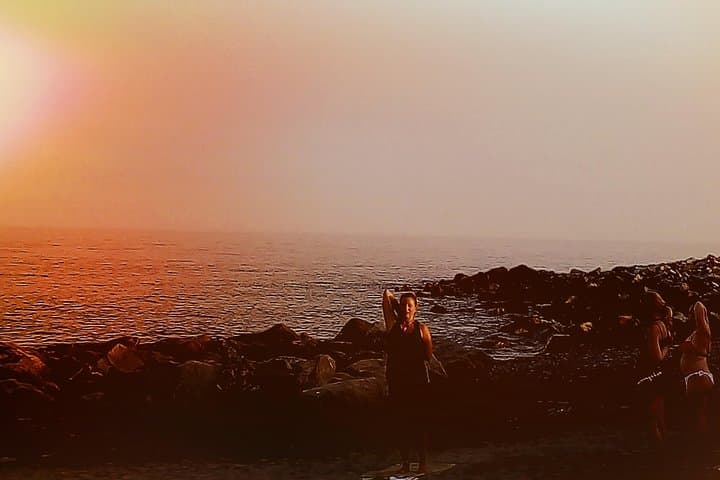 Sunrise Beach Yoga on Rome's Mediterranean Coast photo 5