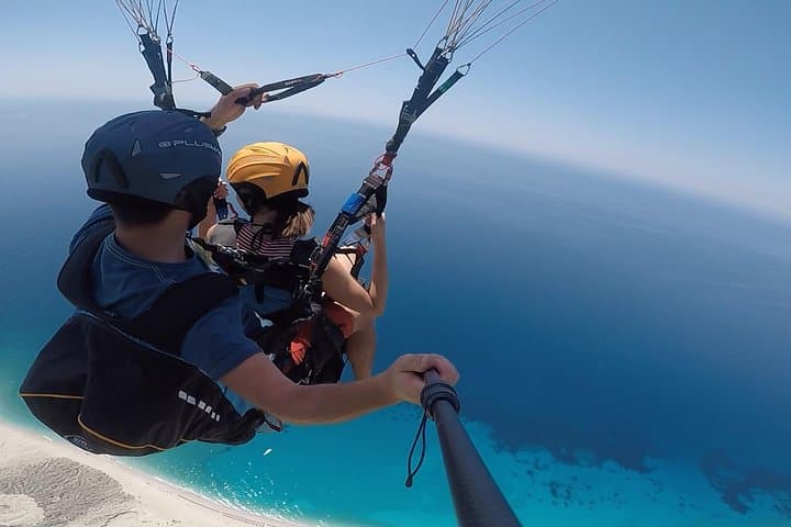 Tandem Paragliding from Llogara to Palasë — Cliff-Top Flights Over the Albanian Riviera photo 3