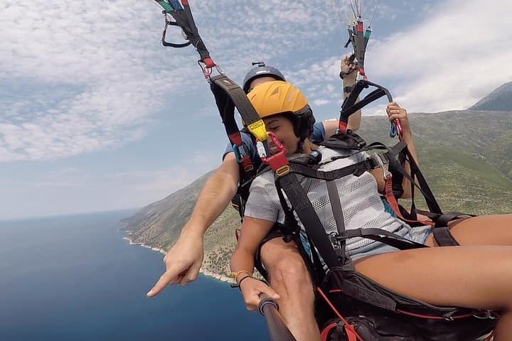 Tandem Paragliding from Llogara to Palasë — Cliff-Top Flights Over the Albanian Riviera photo 5