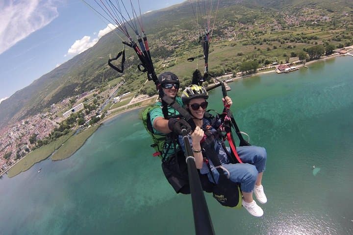 Paragliding Lake Ohrid: Tandem Flights from Cuba Libre Beach photo 3