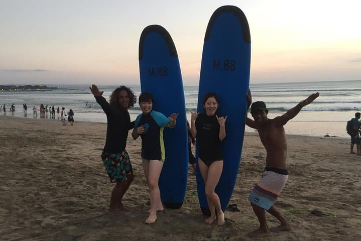 Private Surf Lesson at Kuta Beach — Learn to Catch Bali’s Best Beginner Waves