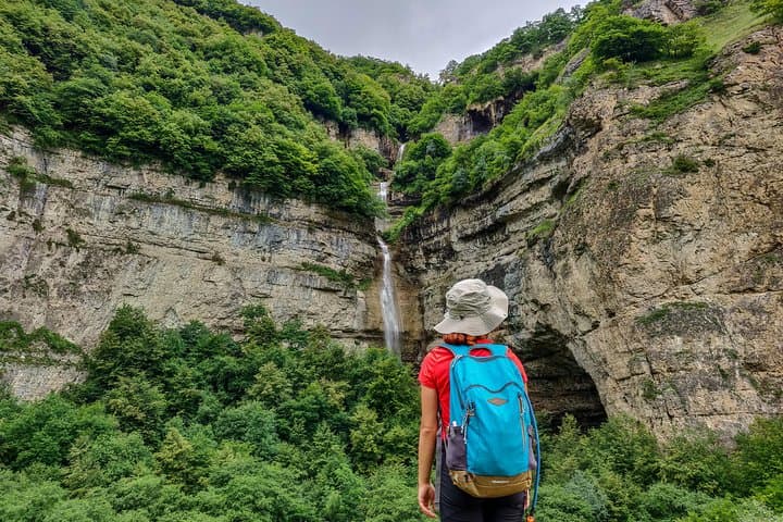 Kuzun to Laza Waterfall Hike — Private Guided Day Trip in the Caucasus