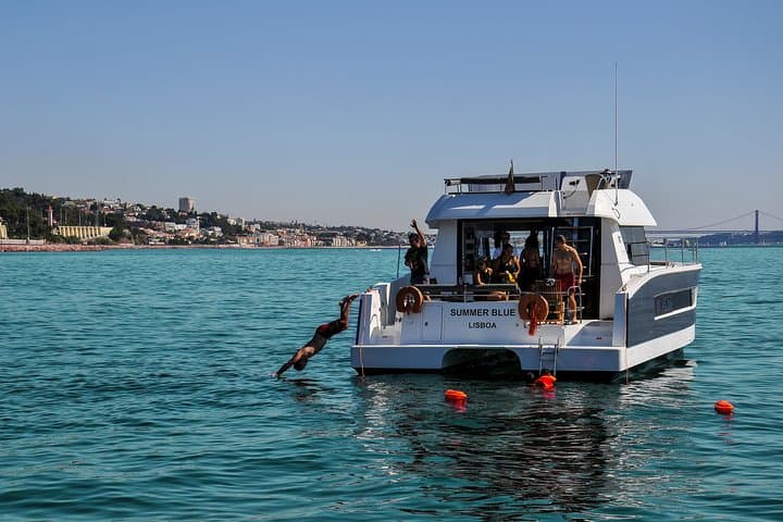 Lisbon 1-Hour Private Power Catamaran Tour on the Tagus photo 6