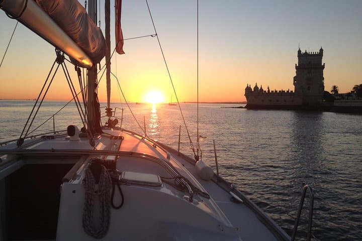 Sunset Sailing on the Tagus: Lisbon Evening Yacht Cruise