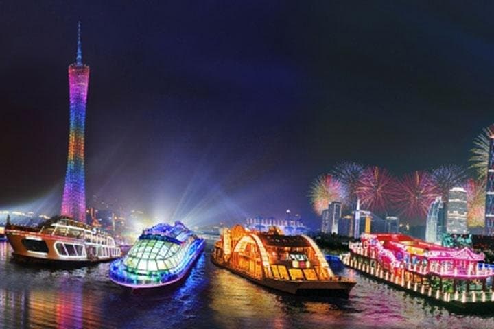 Guangzhou Night Cruise on the Pearl River with VIP Dim-Sum Dinner