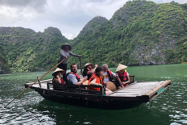 Halong Bay Day Cruise: Kayak Luon Cave, Explore Sung Sot & Swim at Titop