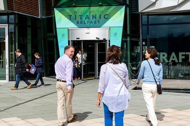 Dublin to Belfast: Titanic Visitor Experience, Dunluce Castle & Giant's Causeway Day Tour