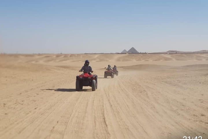 Quad Bike & Camel Safari at the Great Pyramids: Sunset Desert Adventure photo 3