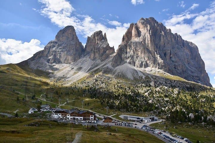 Full-Day Dolomites from Verona: Sass Pordoi, Canazei & Val di Fiemme Tour