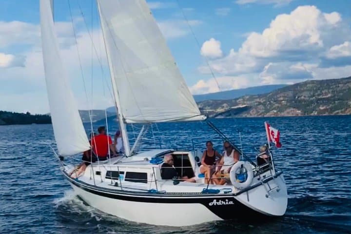 Private Kelowna Sailing Cruise on Okanagan Lake — 2-Hour Wind-Powered Charter