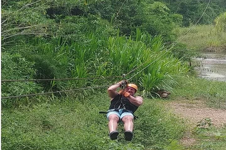 Belize Rainforest Zipline Adventure — 5-Line Canopy Tour with River Crossings