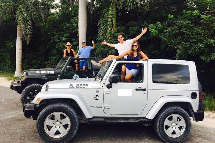 Cozumel Private Jeep Tour: Snorkel East‑Side Beaches, Tequila Ranch & Beach Club Lunch