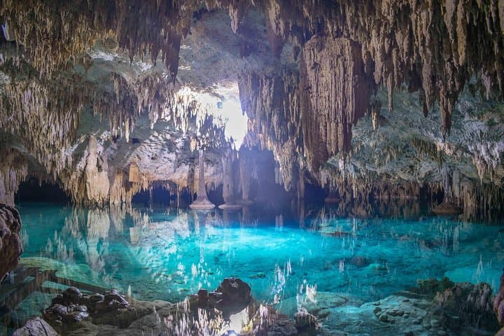Half-Day Tulum & Sak Aktun Cenote Tour from Cancun: Private Ruins Visit and Cave Swim
