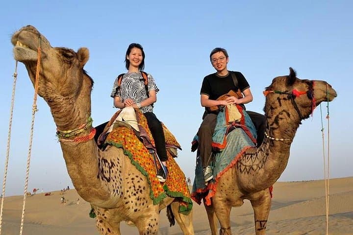 Jaisalmer Camel Safari: Overnight Thar Desert Ride, Villages & Star Camp