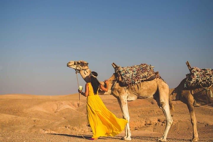 Agafay Desert Day Trip from Marrakech with Camel Ride and Atlas Views photo 3