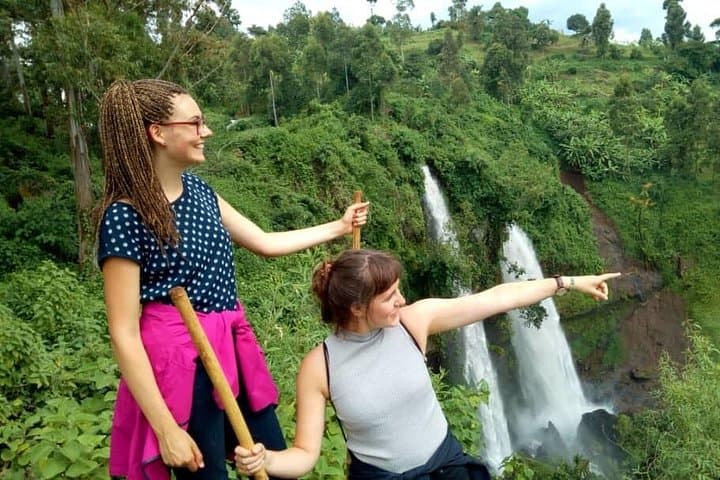 Sipi Falls Adventure: Hiking, Coffee Safari & 100m Abseil near Kapchorwa