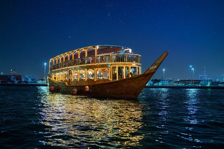 Dubai Creek Luxury Dhow Dinner Cruise: Evening Buffet & Skyline Views photo 4