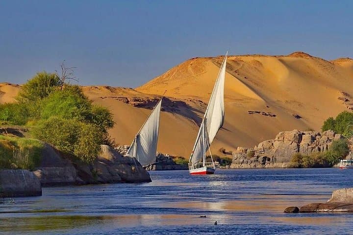 Full-Day Felucca Sail from Aswan: Elephantine & Kitchener's Island Sunset Cruise photo 1