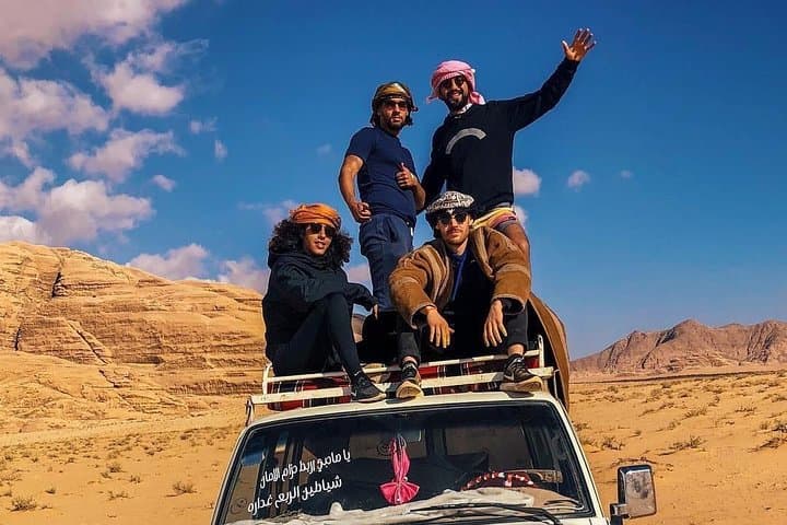Wadi Rum Full-Day Jeep Tour with Luxury Bedouin Tent and Sand-Boarding photo 3