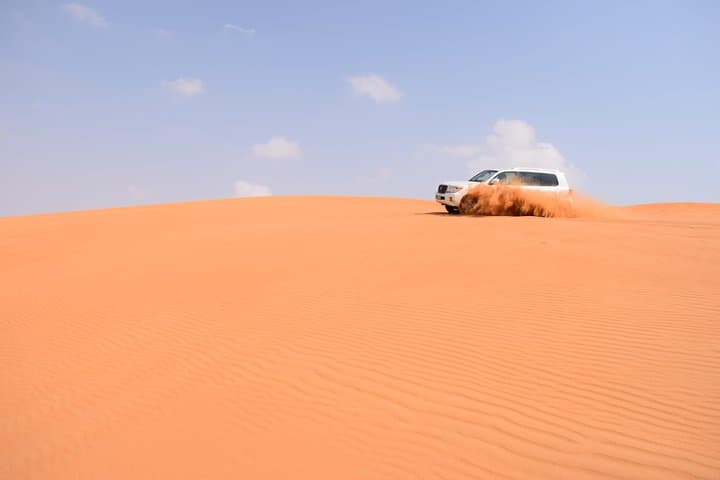 Morning Desert Safari and Sand Boarding in Lahbab Desert