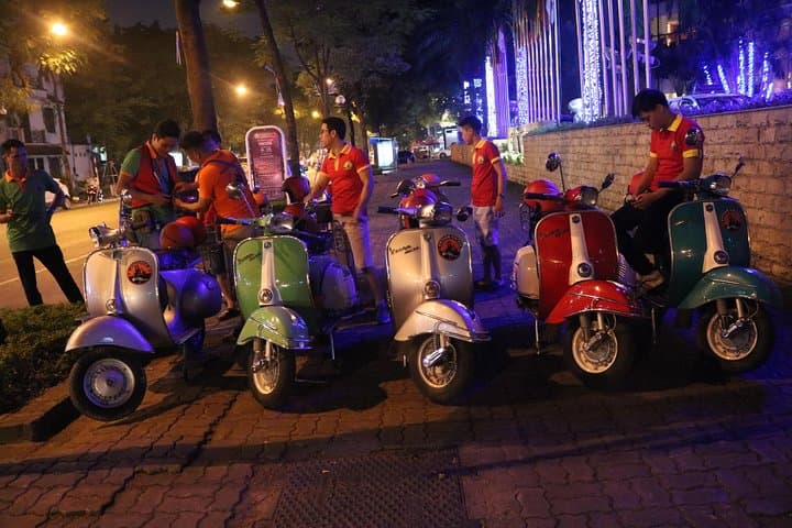 Hanoi Vespa Night Street Food Tour — Backstreets, Banh Mi & River Views photo 3
