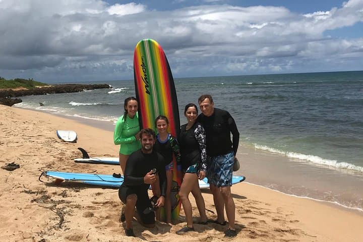 Private Group Surf Lesson in Oahu — Waikiki Beginner Surfing Class photo 2