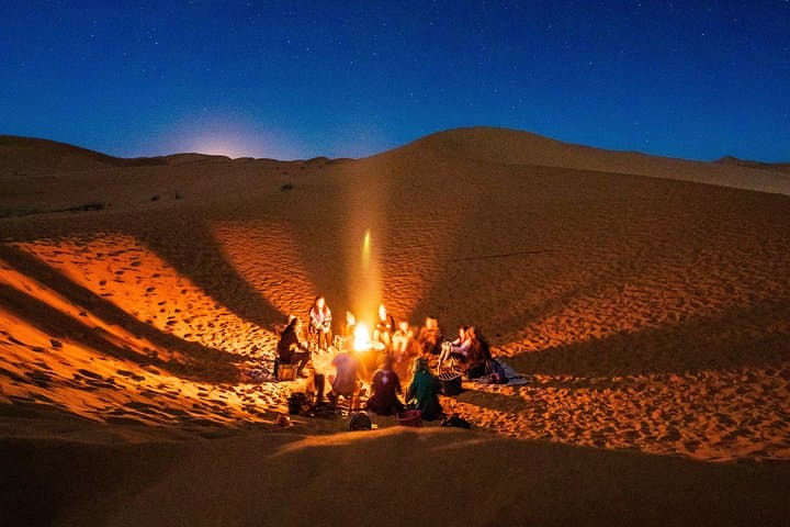 Overnight Dubai Desert Safari: Dinner, Camel Ride & Royal Camp Experience
