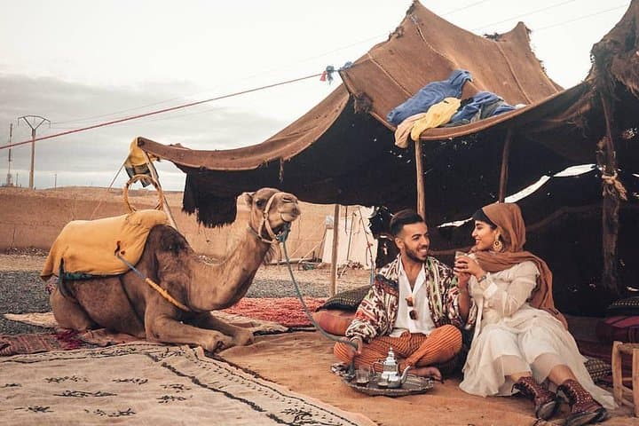 Agafay Desert Sunset Dinner & Camel Ride — Berber Camp Experience from Marrakech photo 2