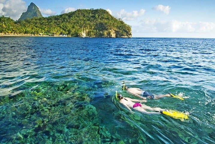 St. Lucia Snorkel at Anse Chastanet: Land Taxi to a Marine Reserve