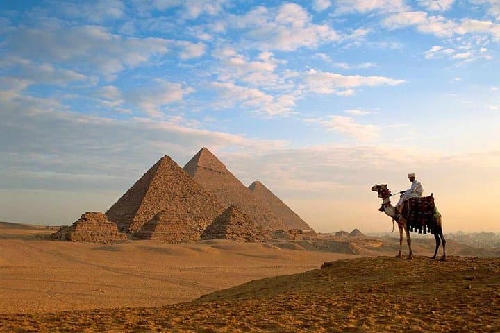Private Giza Pyramids, Egyptian Museum & Khan el-Khalili Full-Day Tour with Camel Ride photo 1
