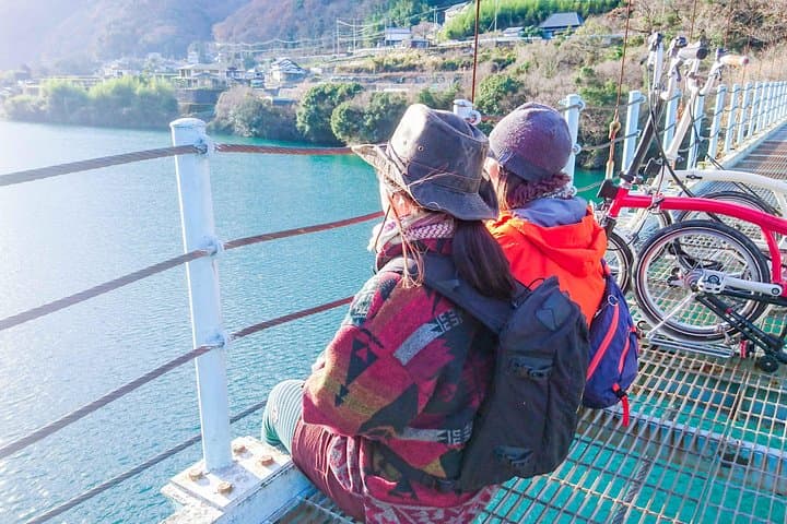 Slow Brompton Ride Around Ikeda Reservoir — Yoshino River Cycling Tour