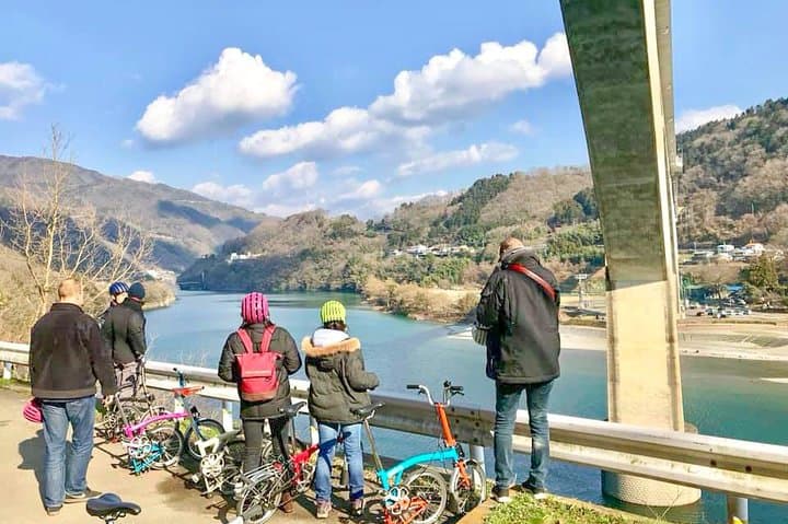 Slow Brompton Ride Around Ikeda Reservoir — Yoshino River Cycling Tour photo 4