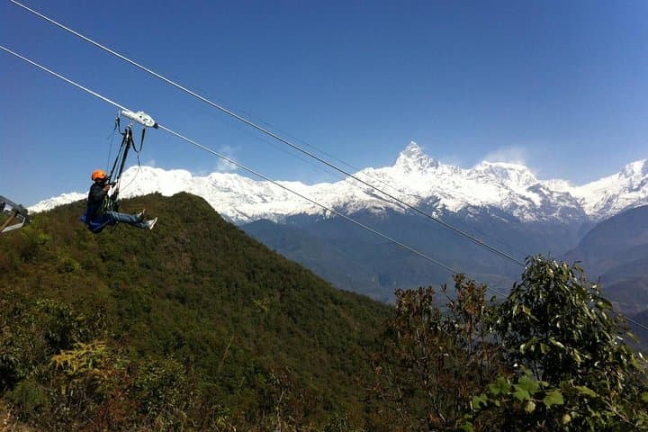 ZipFlyer Nepal: World's Steepest Zipline Over Pokhara's Annapurna Views photo 2