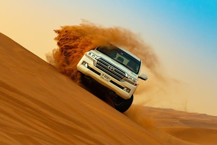Sunset Dunes: Half-Day Desert Safari & Heritage Camp at Fossil Rocks
