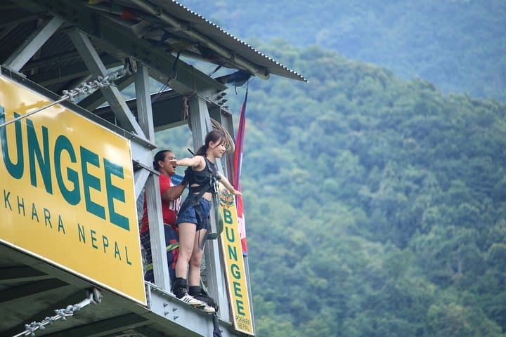 70m Bungee in Pokhara: HighGround Tower Jump Over the Himalayas photo 3