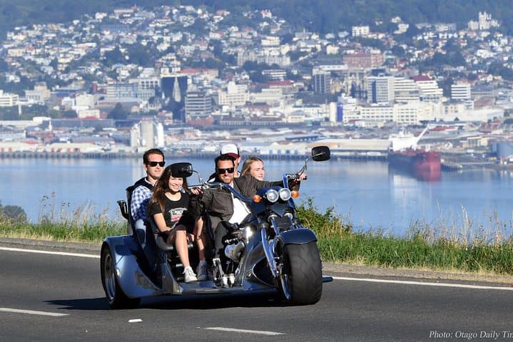V8 Trike Tour: Dunedin Peninsula & Octagon Shore Excursion