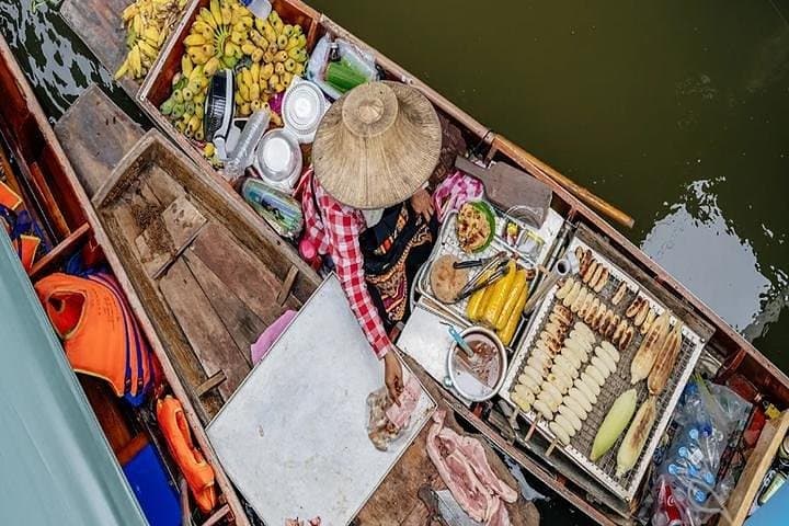 Damnoen Saduak Floating Market Day Trip with Optional Erawan Waterfall photo 2