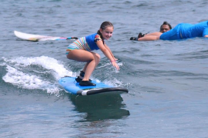 Beginner Surf Lesson for Kids in Lombok — Private 1-on-1 Coaching